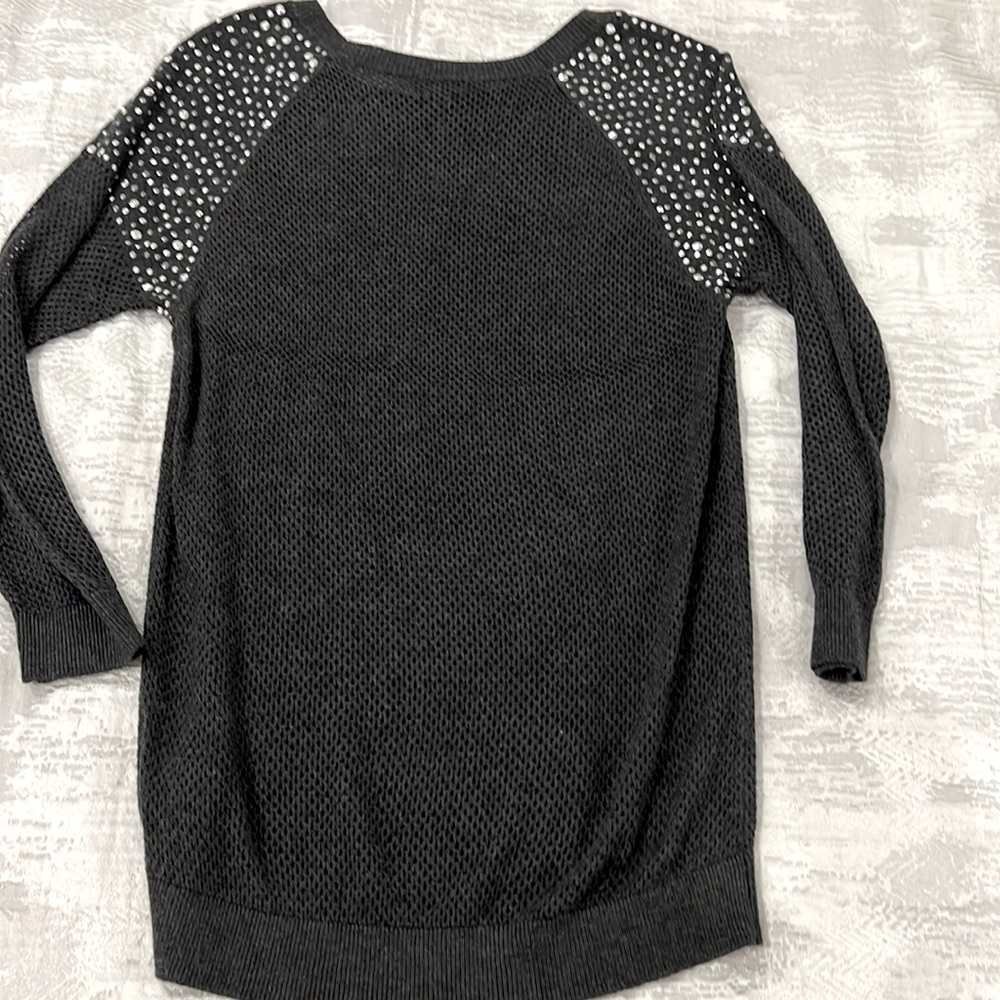 STUDS AND NET SWEATER - Picture 3 of 5